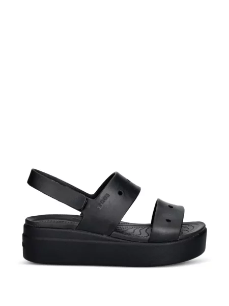 Sandale Crocs cu platformă negru