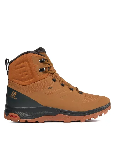 Trekking čevlji Salomon Outblast Thinsulate™ Climasalomon™ Waterproof rjava