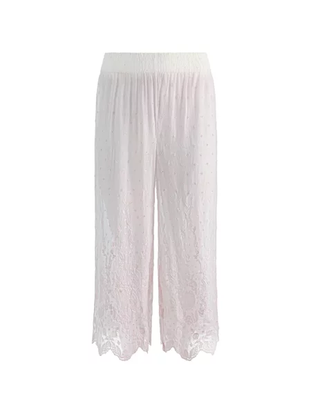 Pantaloni Alice + Olivia alb