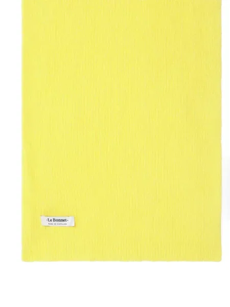 Fular Le Bonnet tricotate galben