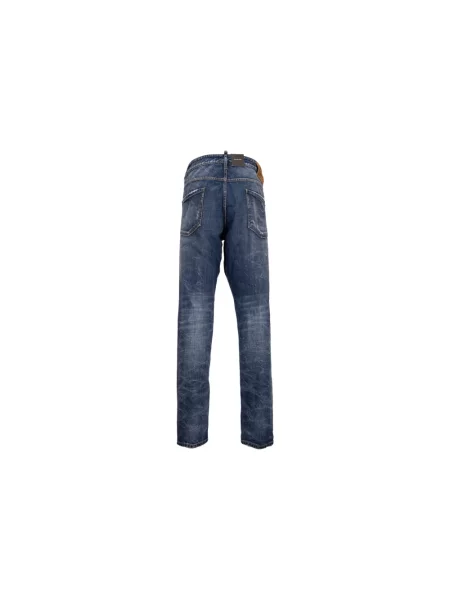 Skinny jeansy Dsquared2 niebieskie