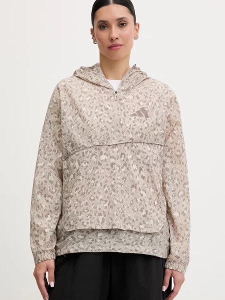 Kurtka trekkingowa Adidas Performance trekkingowa beżowa