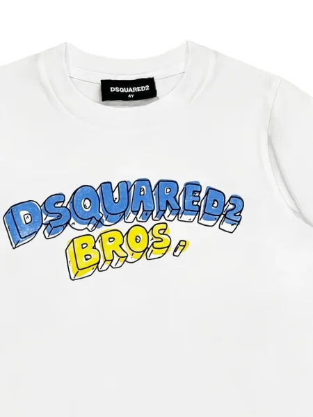 Koszulka dziecięca Dsquared2 biała
