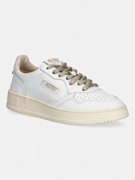 AUTRY sneakers din piele Medalist Low alb