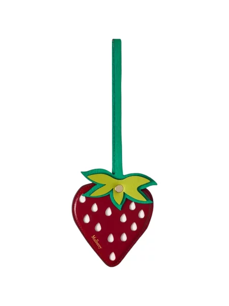 Pandantiv Mulberry din piele roșu