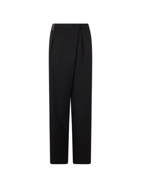 Pantaloni Peserico plic negru