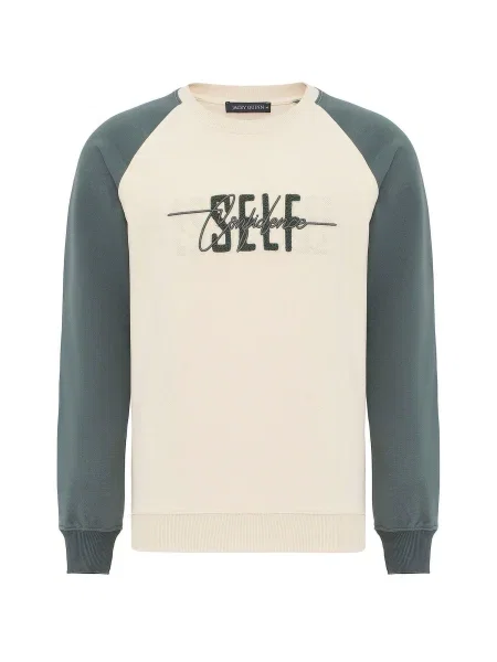 Jacey Quinn Mikina Arturo modrosivá / šedobiela