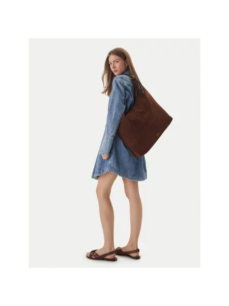 Torebka Tommy Hilfiger brązowa
