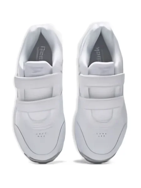 Sneakerși Reebok business cu bretele alb