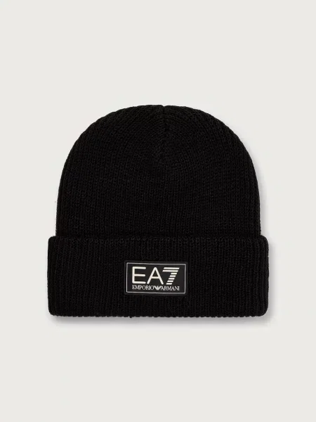 Emporio Armani beanie kapa črna