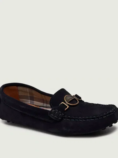 Barbour Mokaszin Laire | hasított bőr kék