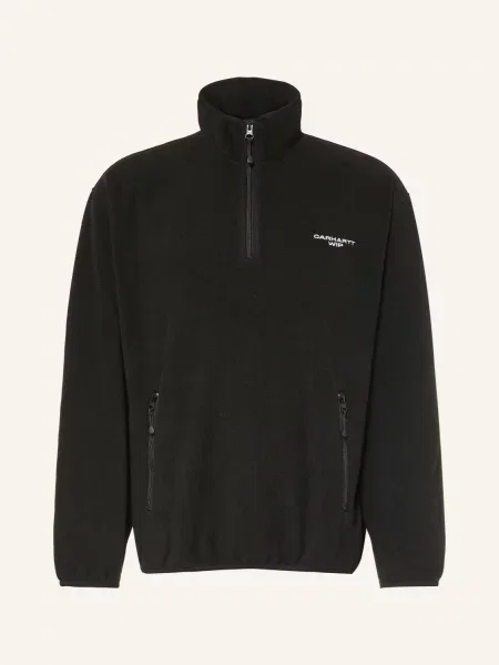 Carhartt Wip Fleecový Svetr S Kapucí Edmore černá