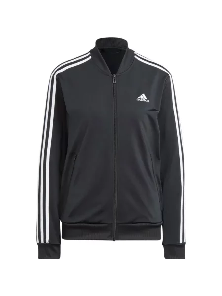 Sneakerși Adidas plasă cu dungi negru