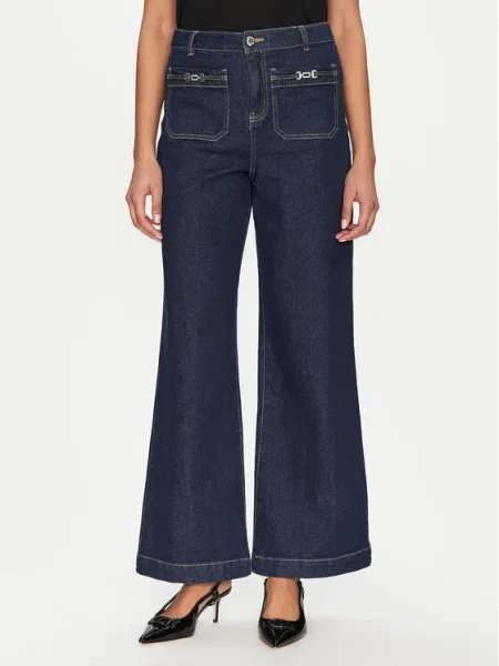 Дънки Morgan PSOFT с висока талия PSOFT синьо