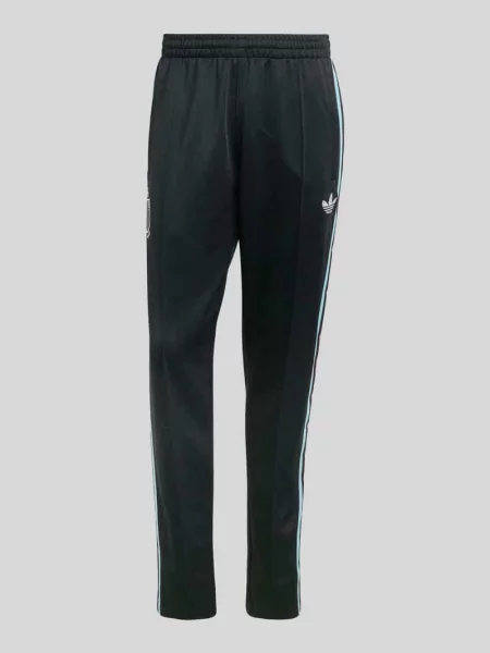 Spodnie treningowe Belgia o kroju regular fit z mieszanki bawełny Adidas Originals czarne