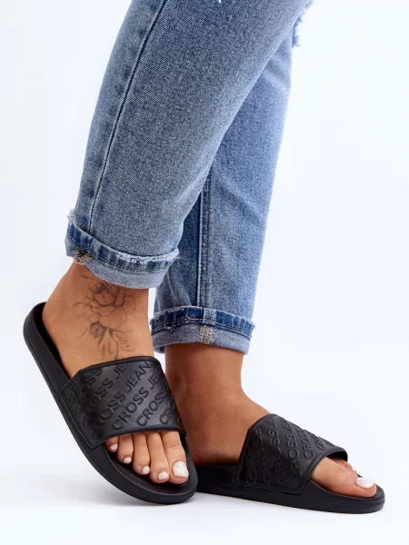 Pantofle Cross Jeans černé
