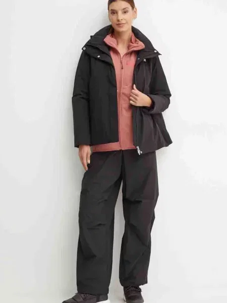 Спортивна кофта Jack Wolfskin Kolbenberg з капюшоном однотонна помаранчевий