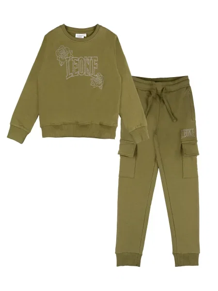 Komplet dresowy Leone 1947 Apparel zielony