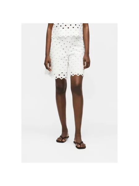 Max Mara Szorty Kobieta M Bchuguale Pants biały