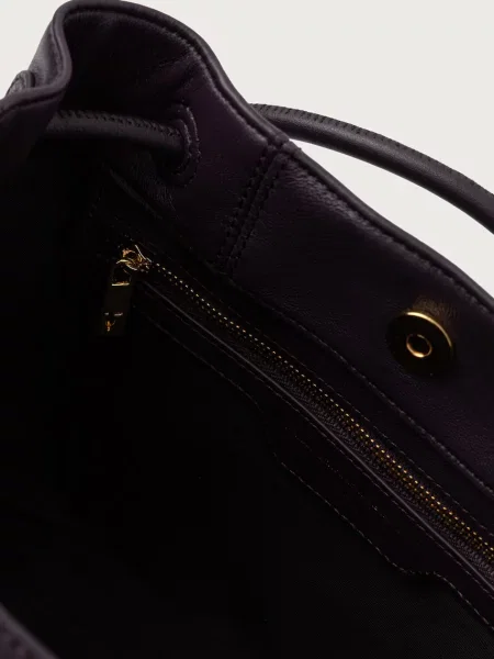Кожаная сумка шоппер Trussardi