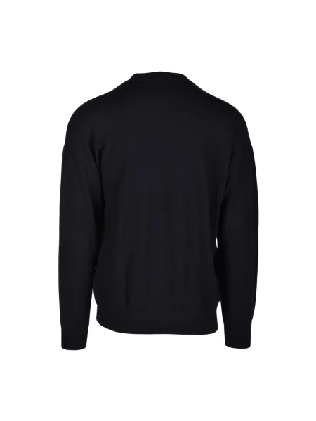 Sweter Emporio Armani wełniany niebieski