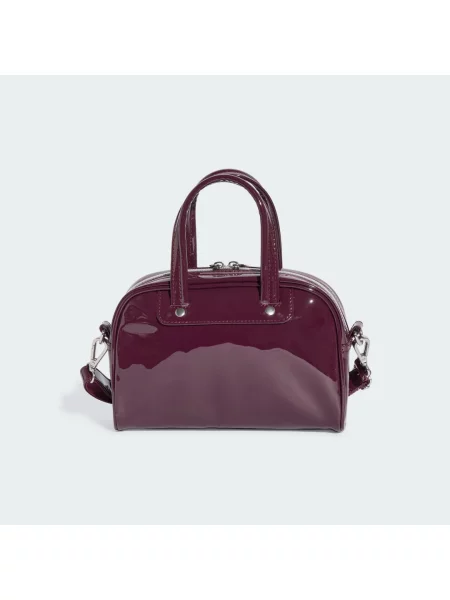 Adidas Torebka Adicolor Mini Bowling Bag Bordowy fioletowa
