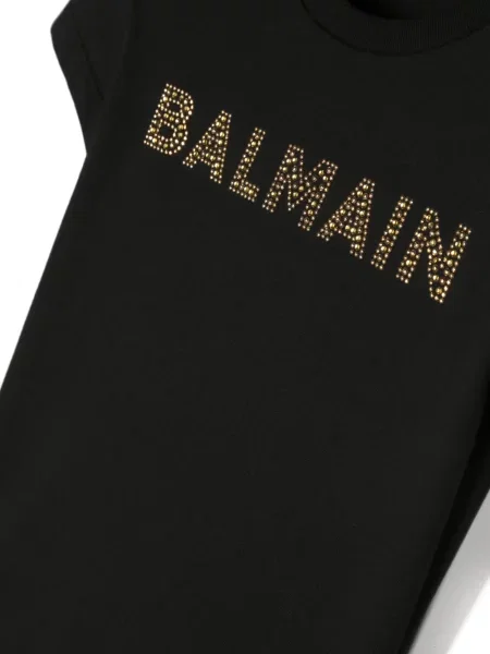 Koszulka dziecięca Balmain czarna