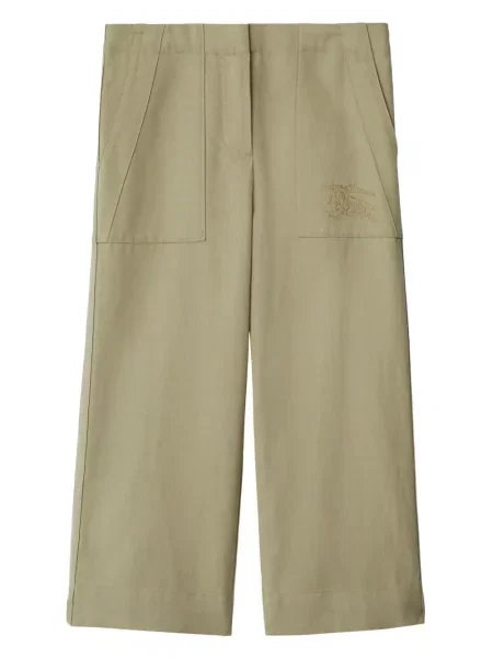 Spodnie dziecięce Burberry zielone