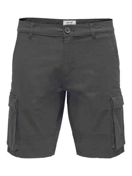 Only & Sons Παντελόνι cargo ONSCam Stage σκούρο γκρι