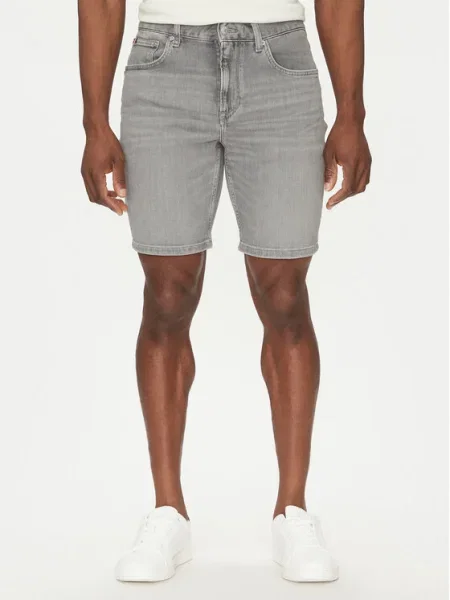Tommy Hilfiger Pantaloni scurți de blugi Brooklyn gri
