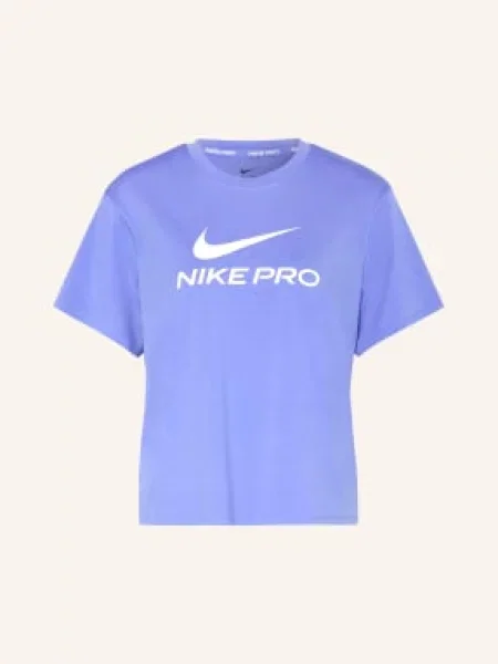 Nike Tričko Pro modrá bílá