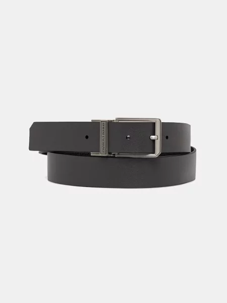 Armani Exchange двосторонній ремінь шкіряний