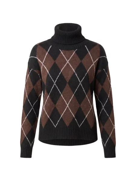 Pulover Aniye By cu model argyle negru