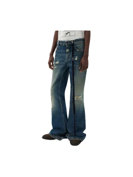 Jeansy Ann Demeulemeester niebieskie