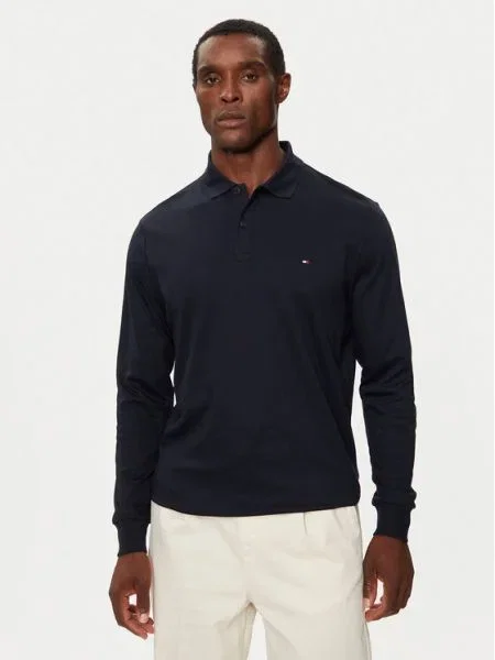 Tommy Hilfiger Тениска с яка и Тъмносин
