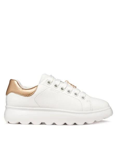 Sneakersy Geox J Puffypop Girl S biela