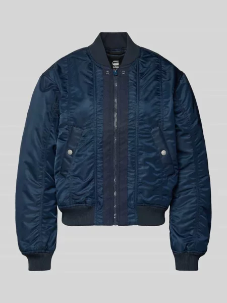 Bomberka ze stójką i wpuszczanymi G-star Raw granatowy