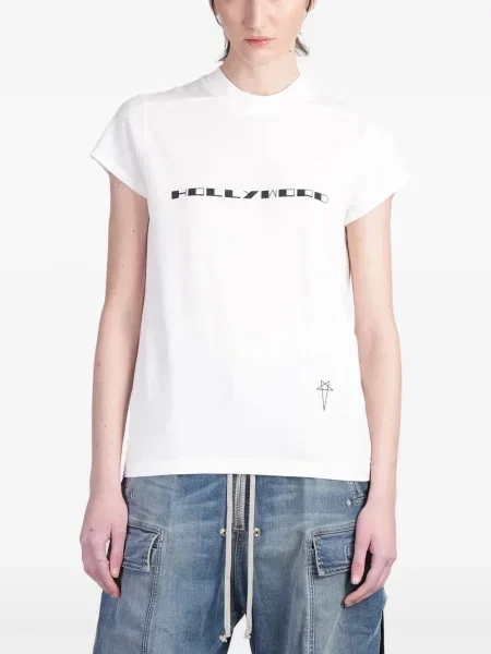 Tricou Rick Owens Drkshdw alb