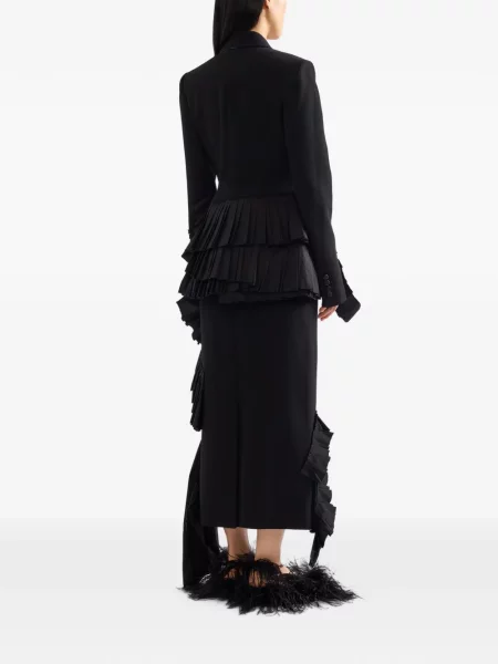 Sacou Erdem cu broderie negru