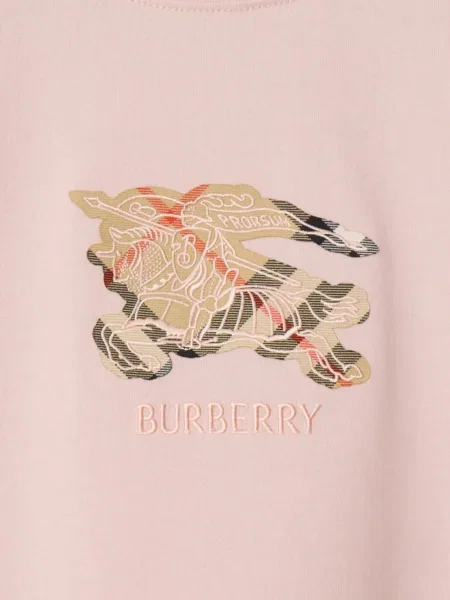 Tricou Burberry în carouri roz