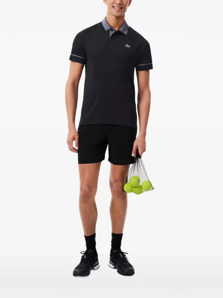 Tricou polo Lacoste tenis negru