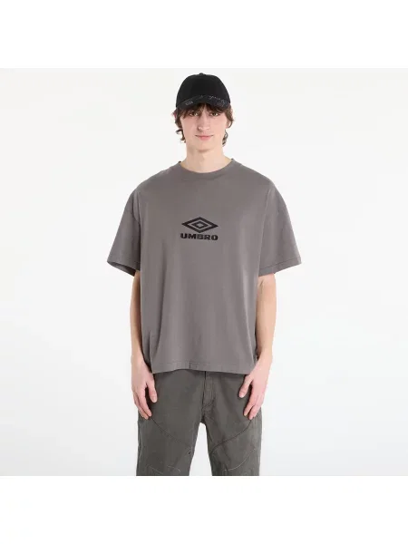 Tricou Umbro by SlamJam Og Logo T-Shirt Smock Grey L gri
