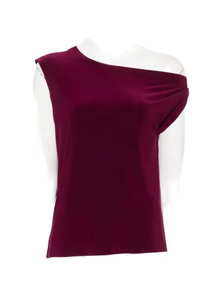 Top Norma Kamali drapat violet