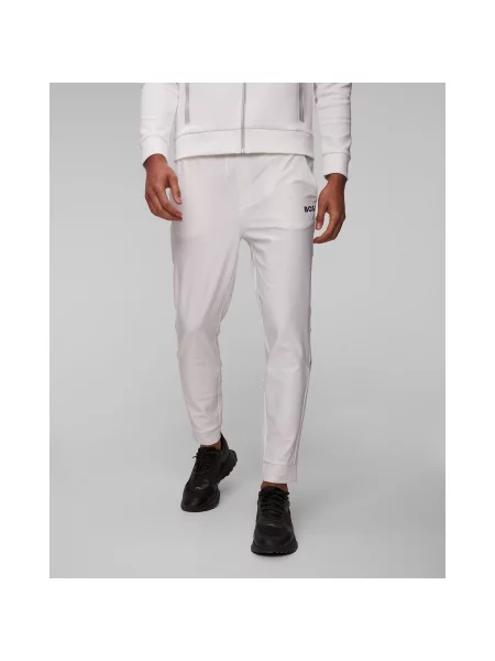 Pantaloni Albi Pentru Bărbați Hugo Boss Hicon Mb alb