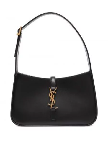 Torbica Saint Laurent s autogramom crna
