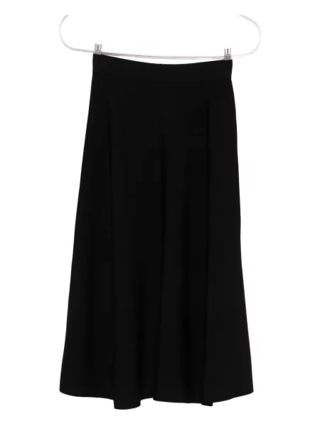 Fustă midi Max Mara până la genunchi negru