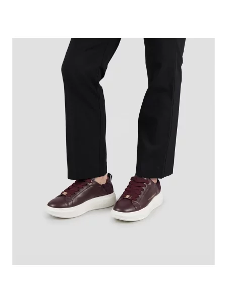 Sneakersy Alexander Smith skórzane brązowe