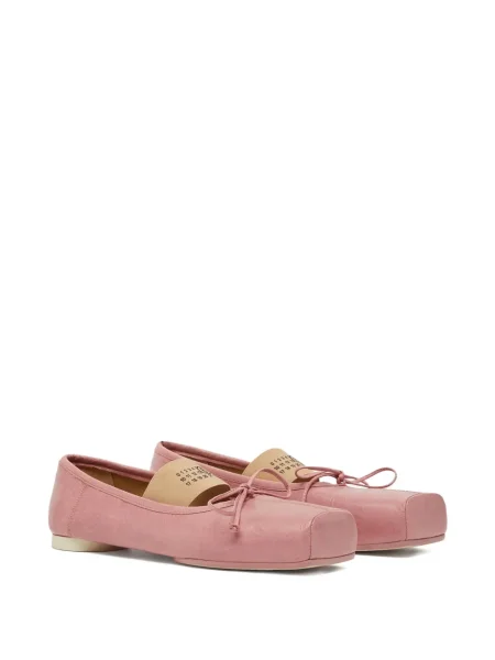 Μπαλαρίνες Mm6 Maison Margiela με φιόγκο ροζ