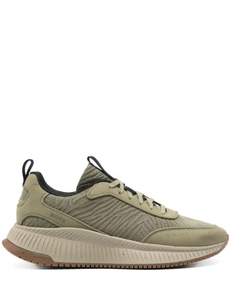 Sneakerși Boss verde