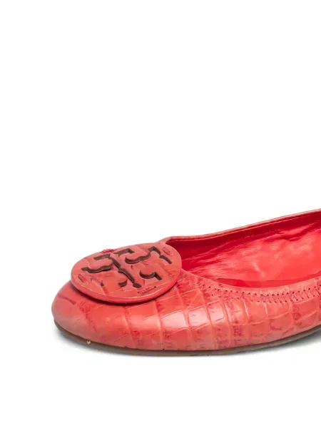 Kožne balerinke Tory Burch narančasta